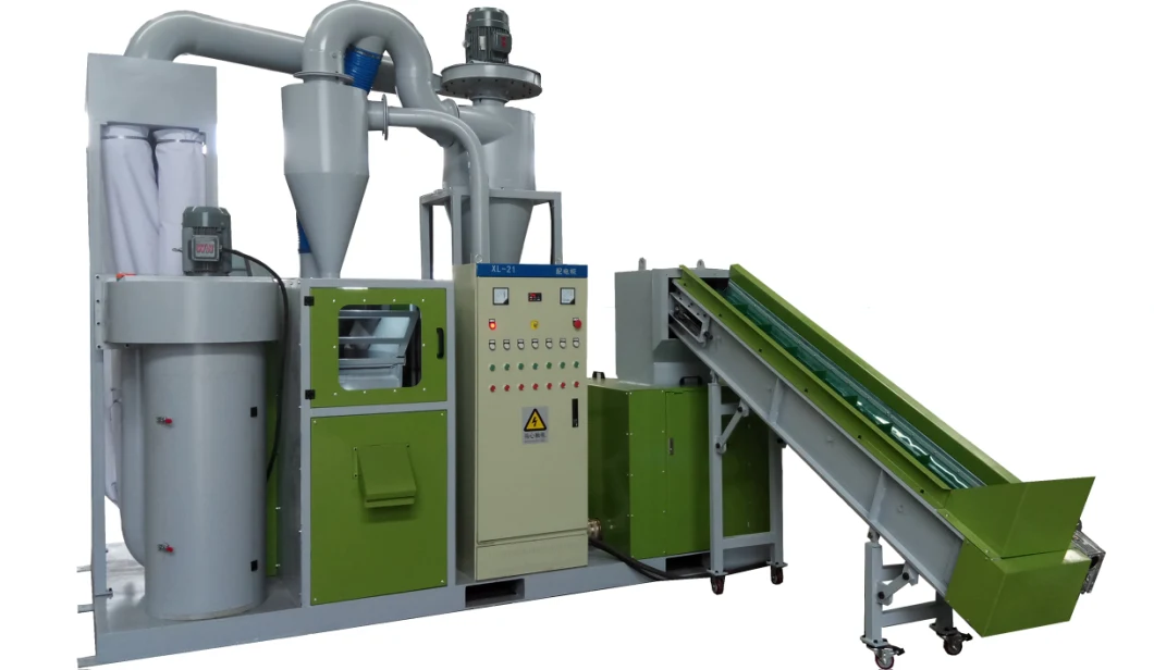 Scrap Copper Cable Wire Granulator Machine with Electrostatic Separator 300kg/H